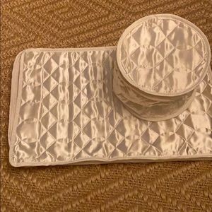 Makeup Travel Quilted Zipper Bags